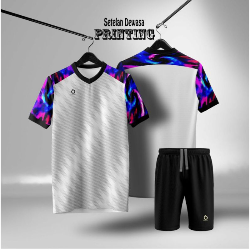 Setelan jersey futsal cowok cewe, baju olahraga,kaos badminton