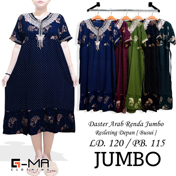 Daster Arab Motif | Daster Jumbo Standar | Daster Kekinian Motif