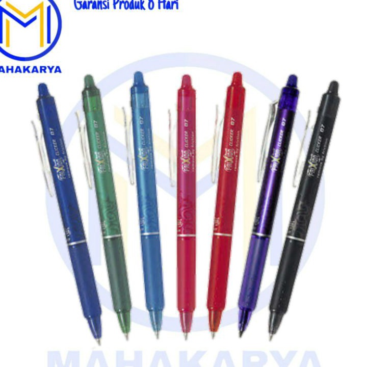 

PRODUCT TERKECE Pulpen Frixion Clicker PILOT 5 7 1Pcs Pulpen Bisa Dihapus Erasable Pen