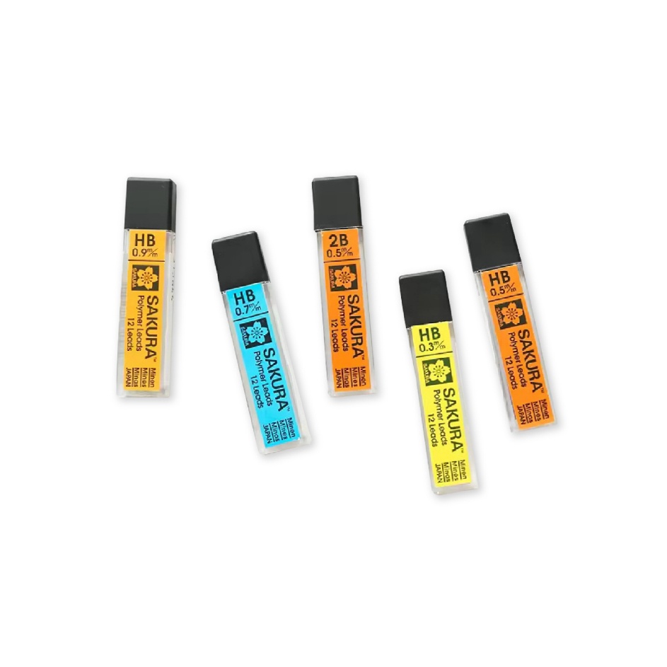 

BARANG ORIGINAL Sakura Mechanical Pencil Polymer Leads Refill