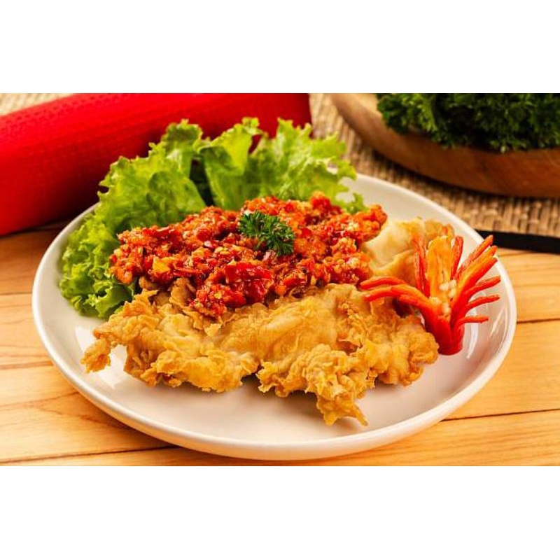 

KRIBO TEPUNG GEPREK CHICKEN