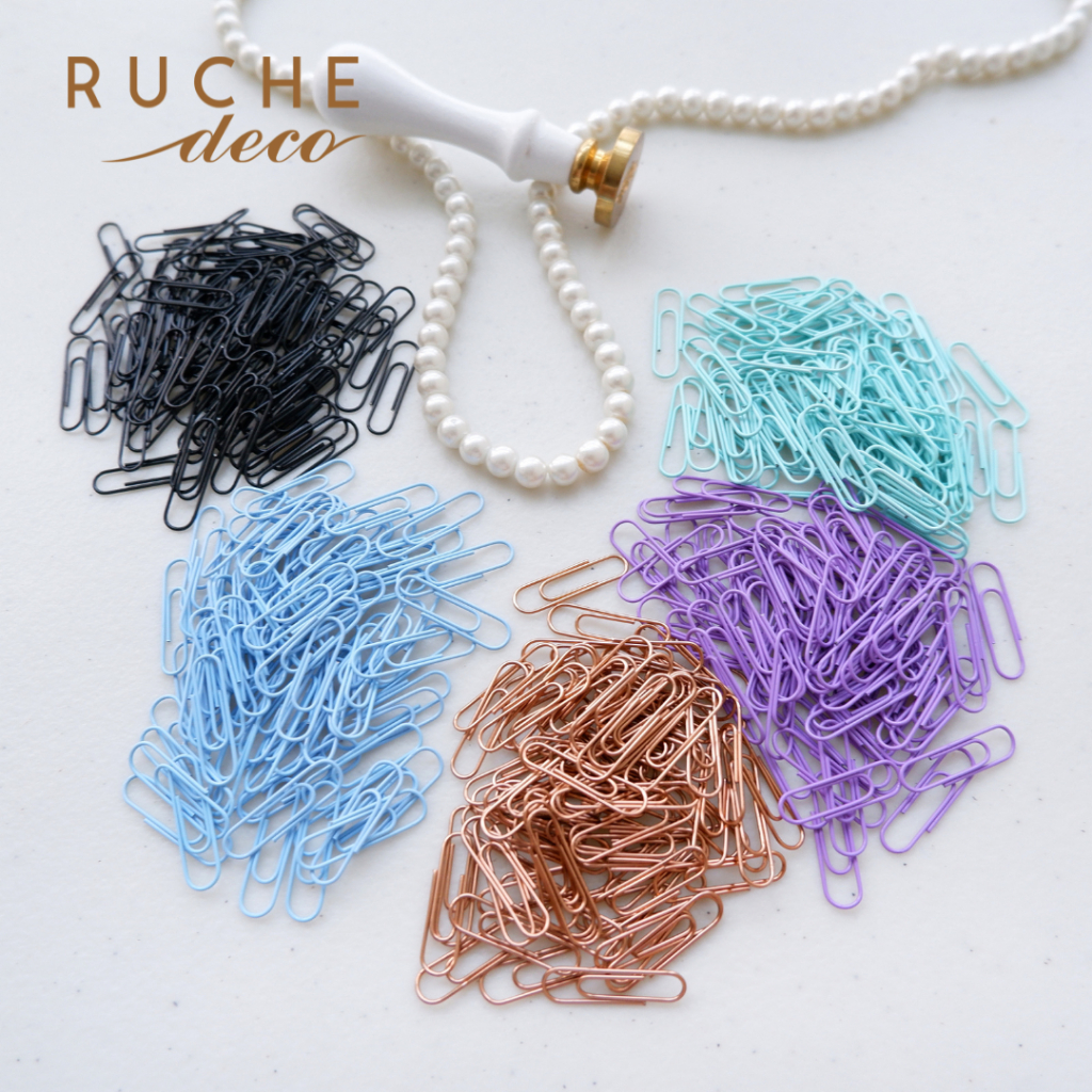 

RUCHE DECO - Paper Clip Basic - Paper clip warna warni - Penjepit kertas
