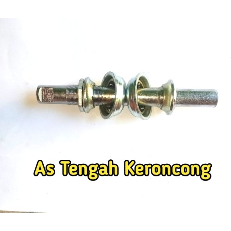 As Tengah keroncong sepeda - BB AXLE Keroncong sepeda - As Tengah sepeda model Keroncong