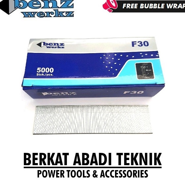 

ORIGINAL BENZ KODENKI F3 MO Isi Staples Mesin Paku Tembak Lurus Mata Air Nailer Nail Angin Stapler F 3 3MO