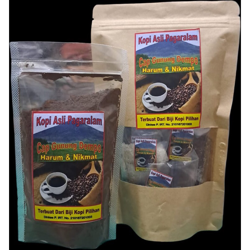 

Kopi Asli Khas Pagar Alam Cap Gunung Dempo