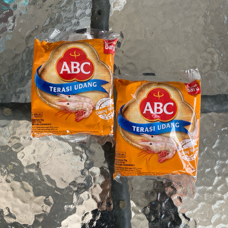 

Terasi udang ABC Kemasan 75 gram 1 Pack