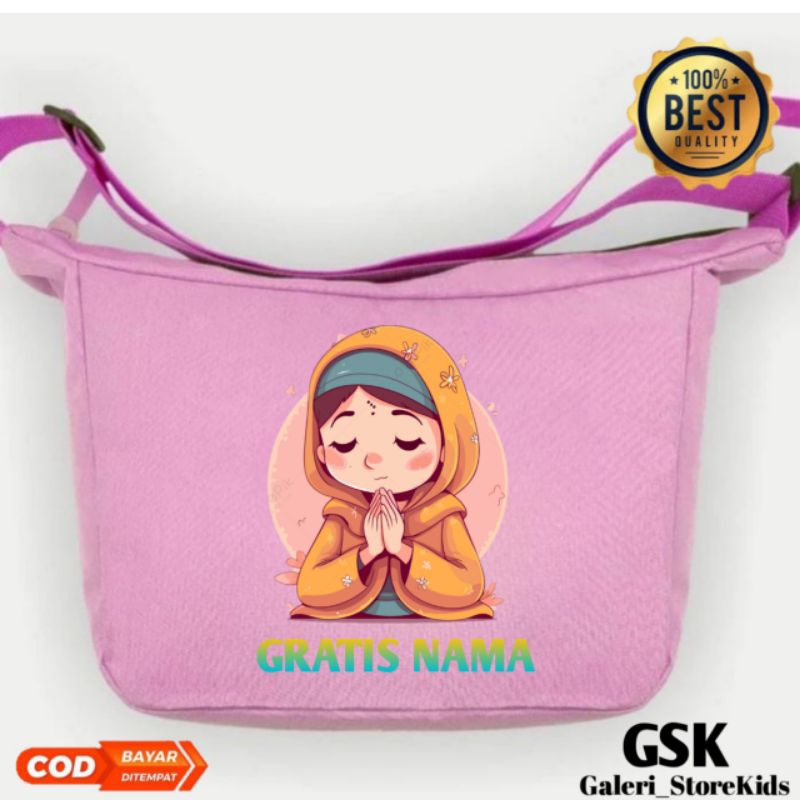 Tas selempang anak Mengaji anak Perempuan