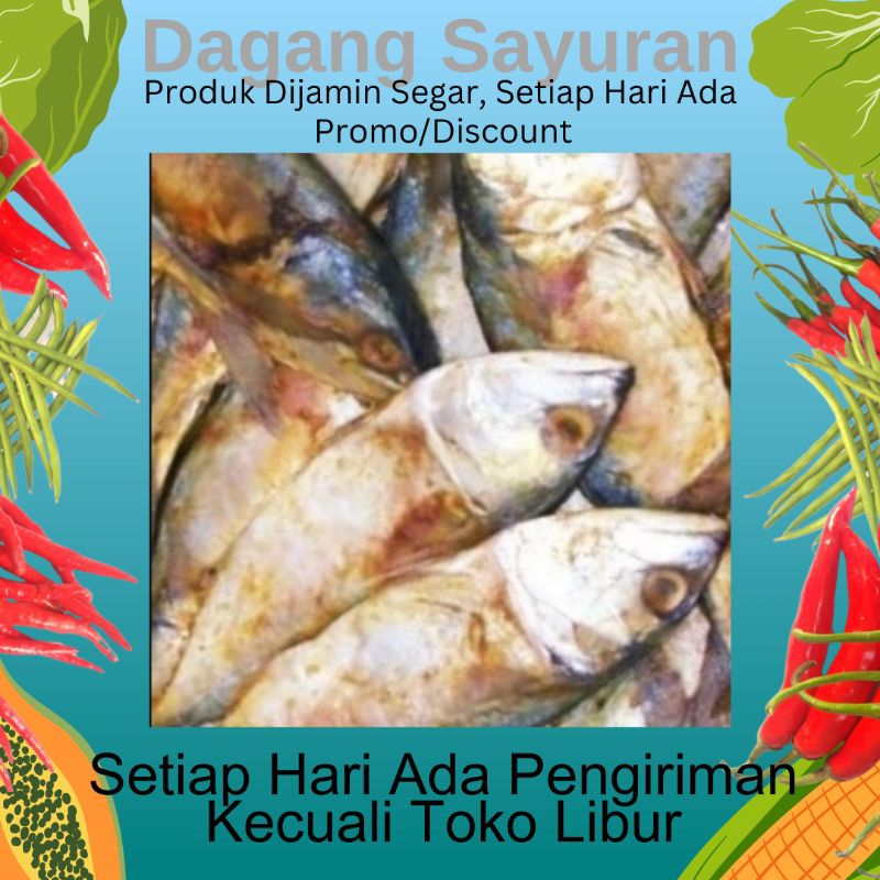 

IKAN ASIN PEDA MERAH/IKAN KERING 250 GRAM