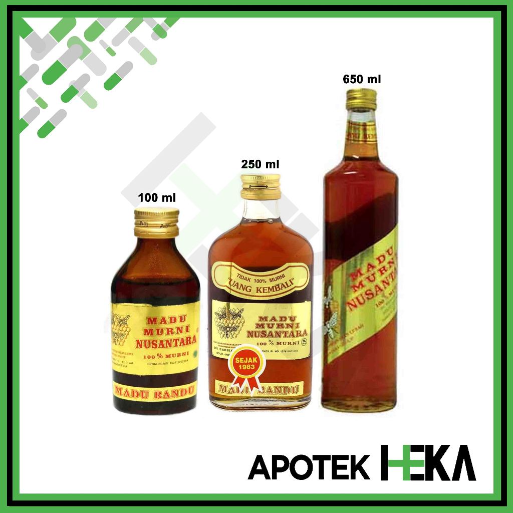 

Madu Murni Nusantara Botol 100 ml / 250 ml / 650 ml [BOGOR]