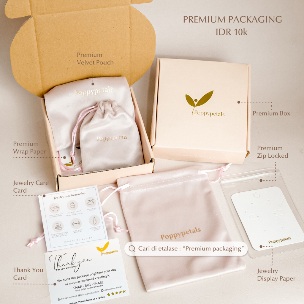 

Poppypetals Extra Packaging Box - Wajib di Sertai Pembelian Produk