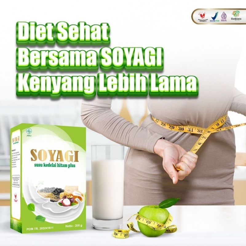 

(FREE MADU) SOYAGI susu kedelai hitam plus herbal susu diet susu pelangsing alami paling ampuh pengganti makan rendah kalori