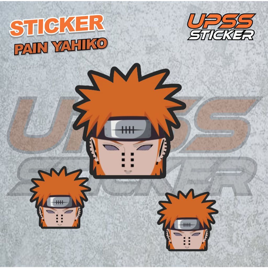 

Stiker Sticker Pain Yahiko Case Phone Logo Brand Band Aesthetic Journal Clothing Basic Casing Striping Tempel Label Merk Dinding Graftac Vinyl High Quality decal