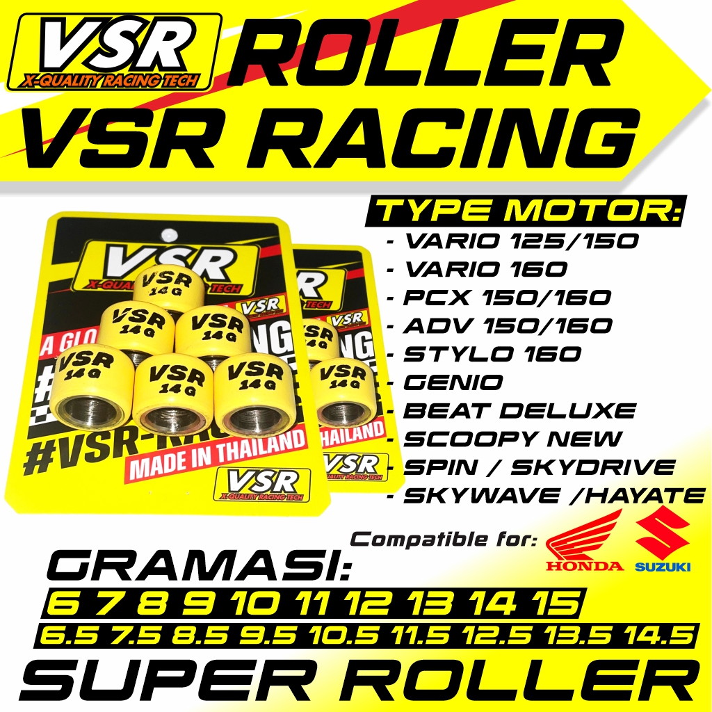 Roller Vario 125 Roller Koma Vario 150 Roller Racing PCX 150 160 VSR Racing