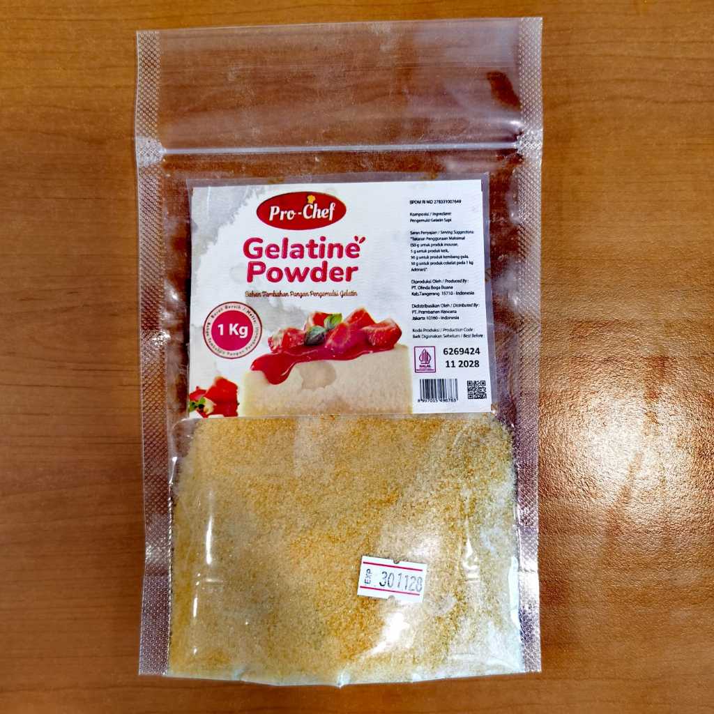 

GELATIN BUBUK HALAL PRO-CHEF