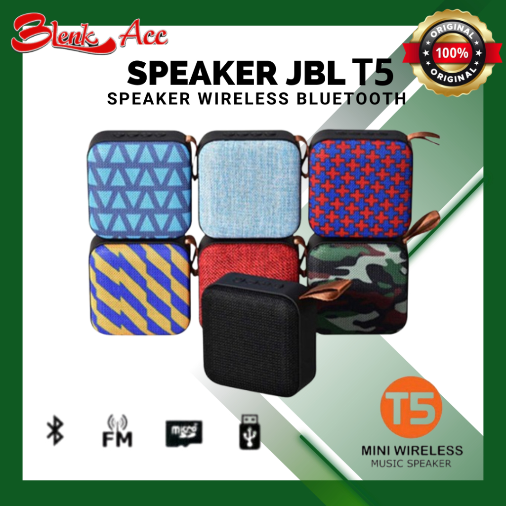 Speaker Bluetooth T5 Speaker woofer grade A bkn yg kw  T5 grade B