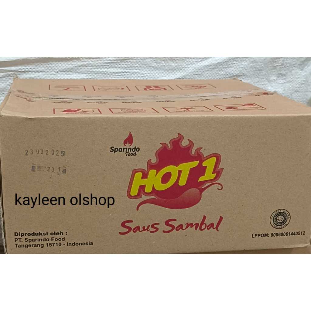 

Saos Sambel HOT 1 Perdus isi 20 pack (24 saehet @9 gram)