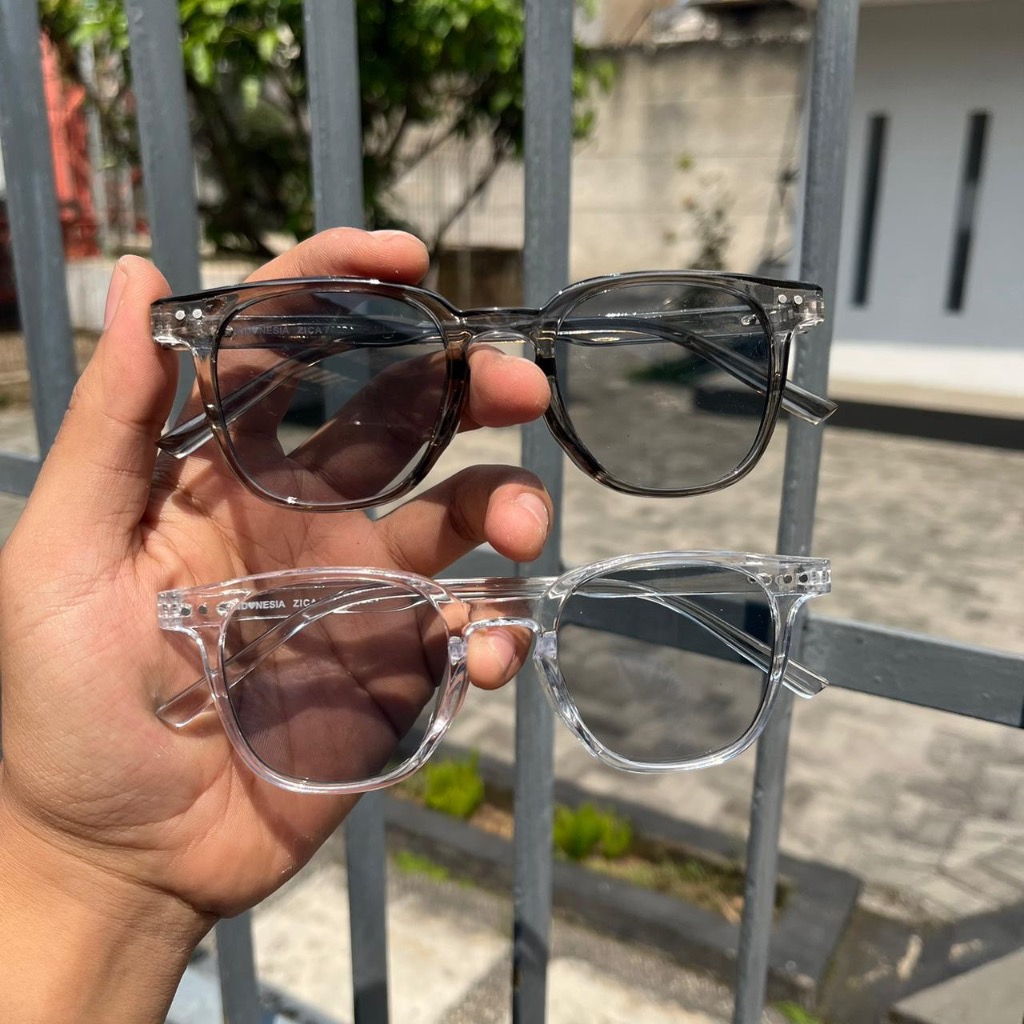 FRAME KACAMATA HITAM SUNGLASSES - KT299