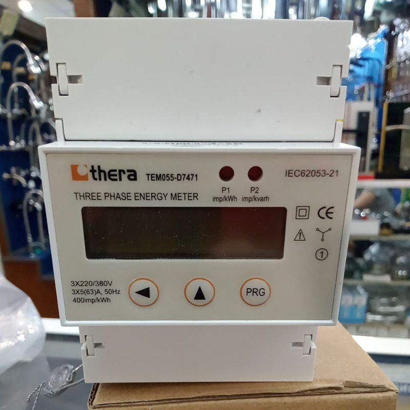 Kwh meter Thera Tem055-7471 Digital 63A