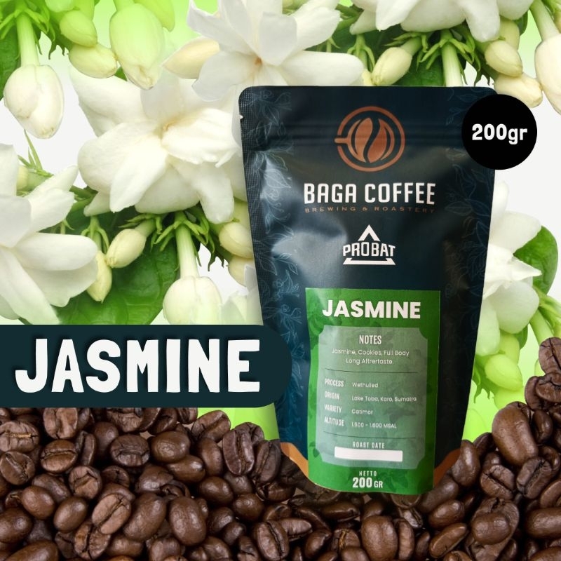 

Kopi Baga Coffee Jasmine Whole Bean kopi biji / bubuk