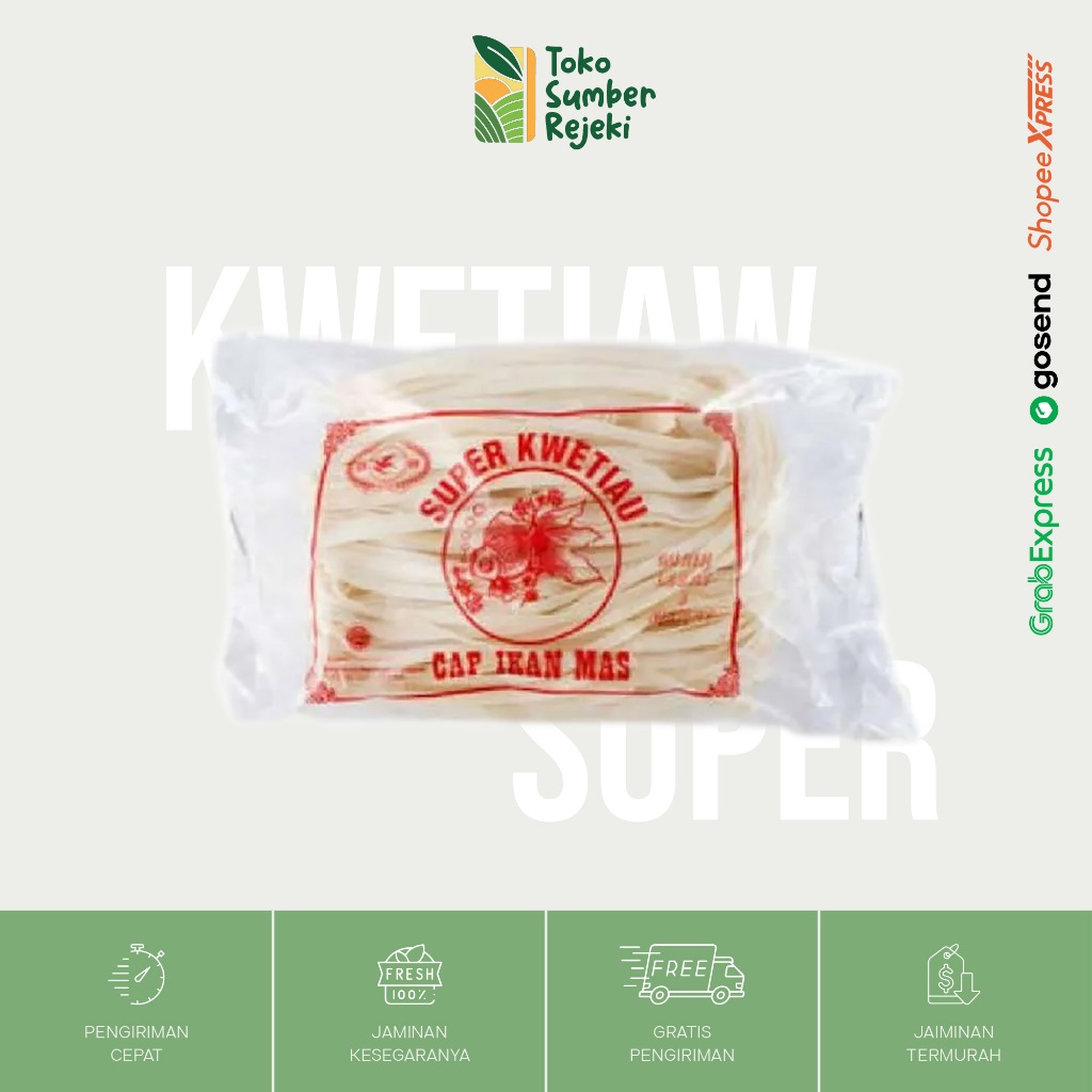 

Kwetiaw Kering Super Cap Ikan Mas - Toko Sumber Rejeki Yogyakarta