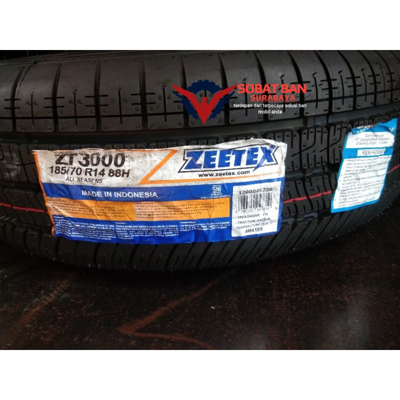 ban mobil Zeetex 185/70 R14 ZT3000
