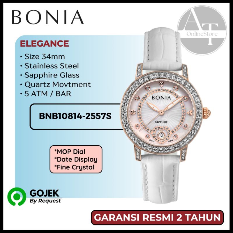 Jam Tangan Wanita Bonia B10814-2557S BNB10814 Elegance ORIGINAL Resmi