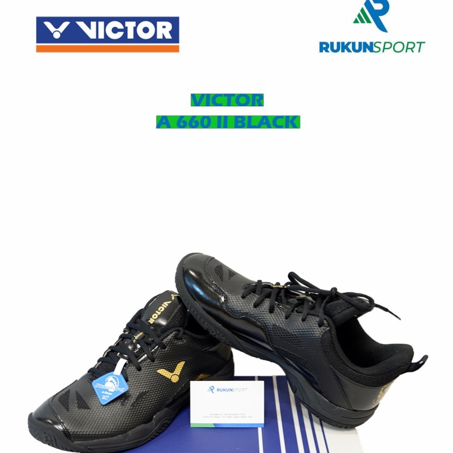 Sepatu VICTOR A 660 II BLACK - 40