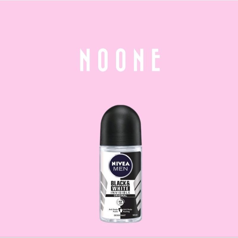 NIVEA DEODORANT | MEN BLACK & WHITE 50ML | BLACK & WHITE INVISIBLE 25ML | EXTRA BRIGHTENING 50ML | H