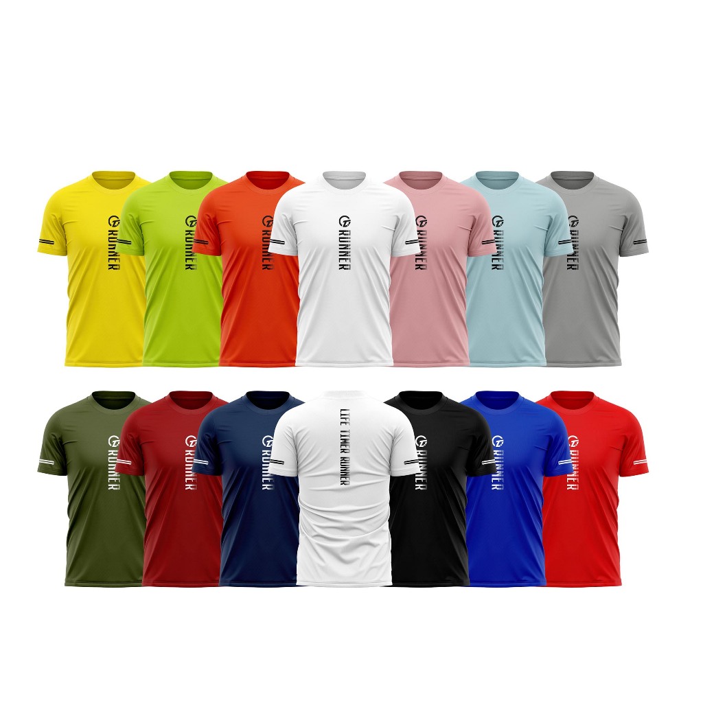 Atasan Jersey Running Pria dan Wanita / Jersey Running / Jersey Gym / Jersey Fitnes Unisex MLXLXL