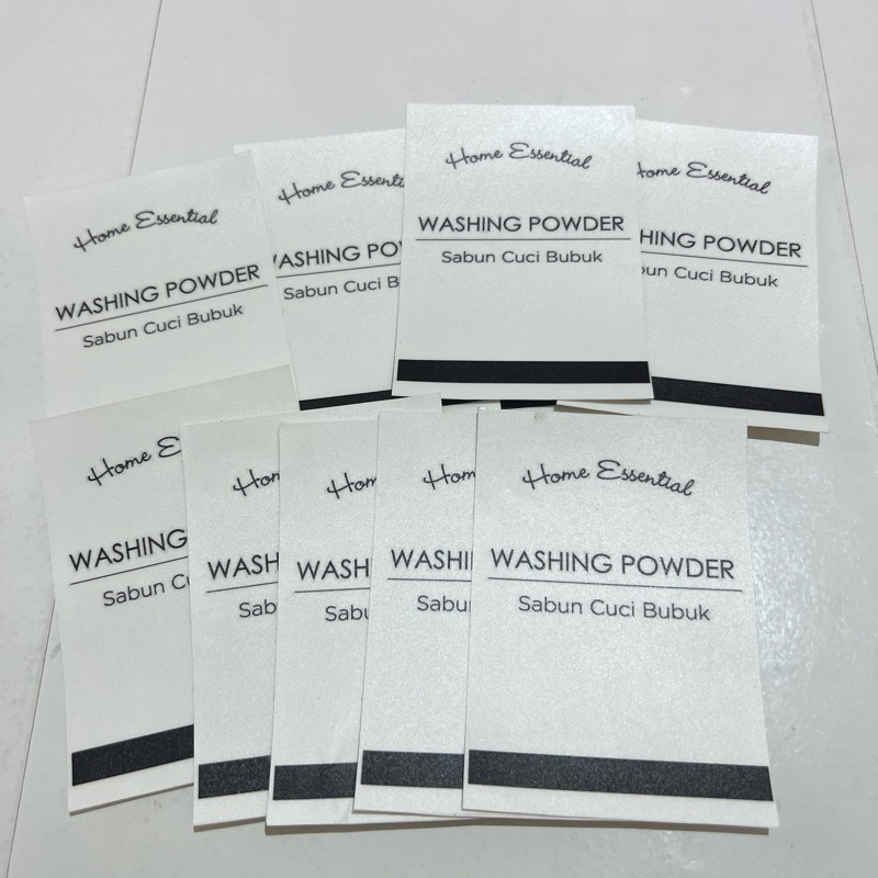 

STIKER SAJA UKURAN 1LITER HOME ESSENTIAL HARGA PER PCS label laundryroom botol aesthetic waterproof