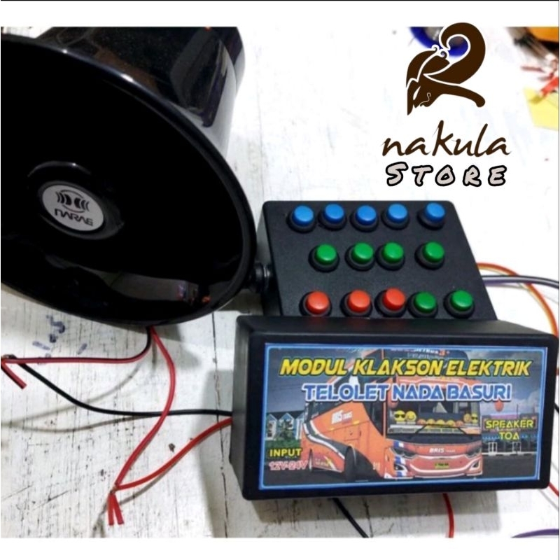 KLAKSON TELOLET NADA  BASURI ELEKTRIK TOA 12 V 24 V TELOLET BASURI ELECTRIK UNIVERSAL