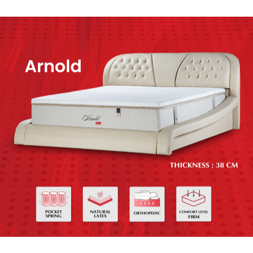 Springbed Orthopedic Helux Arnold Original Firm Padat Ortopedi