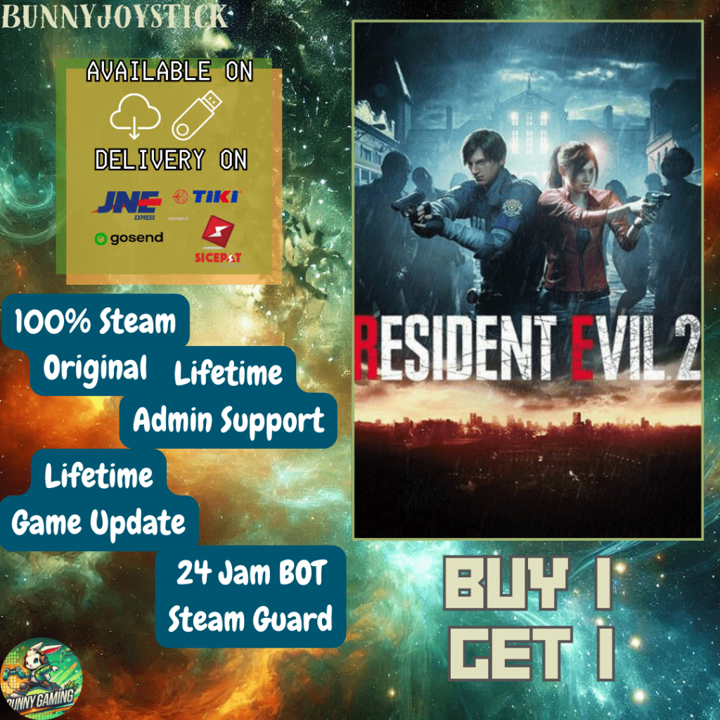 Resident Evil 2 Remake + DLC + Free Game + Original  Game PC