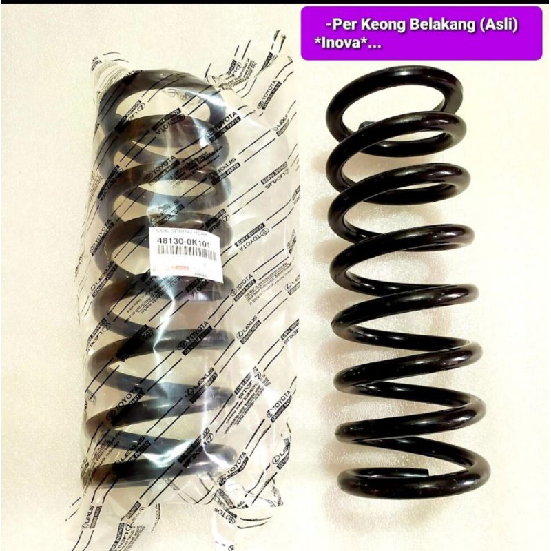 Per Keong Coil Spring Belakang Innova Reborn, Innova Diesel, Innova Bensin, Innova Lama Asli Origina