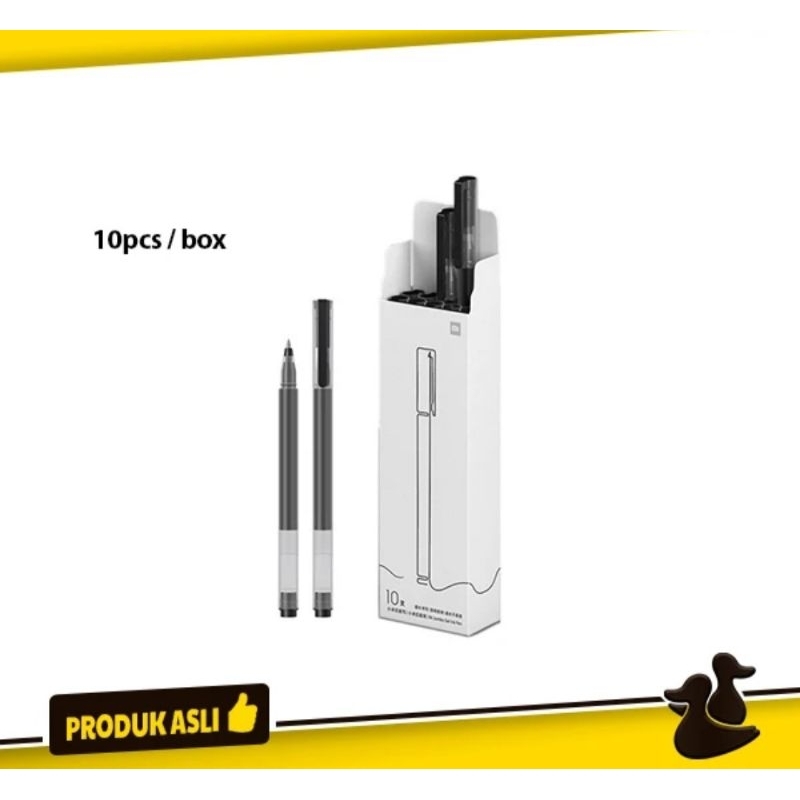 

Pena Gel Ink Besar Xiaomi 0.5mm Black color Pen Minimalis Warna tinta hitam perbox isi 10pcs