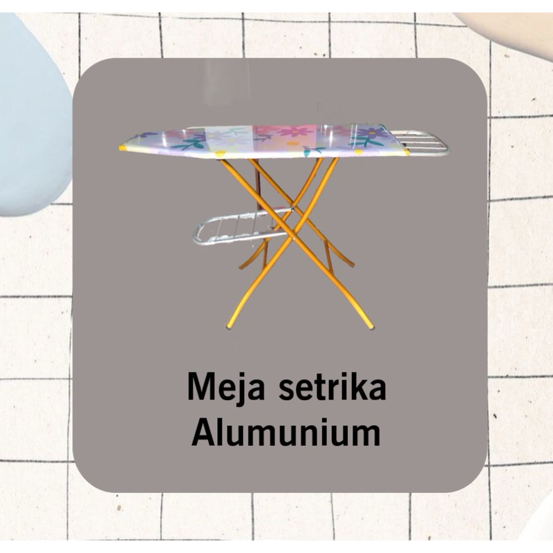 MEJA SETRIKA/RAK SETRIKA ALMUNIUM