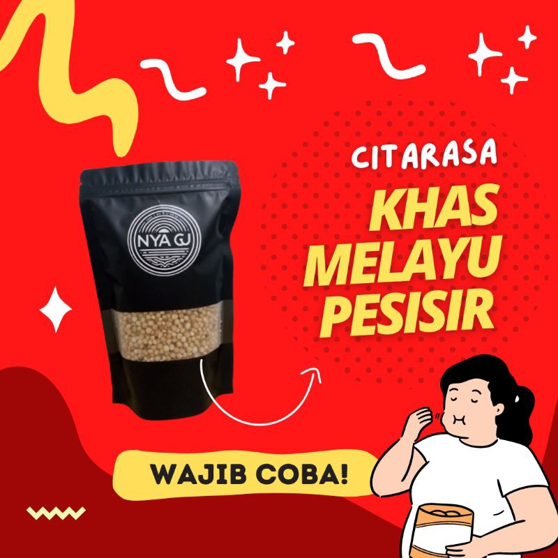 

CEMILAN BARU (200 gram), NYAGU/Sagu Lemak, Sehat, Bebas Gluten dan Kaya Serat, Citarasa Khas Melayu Pesisir.