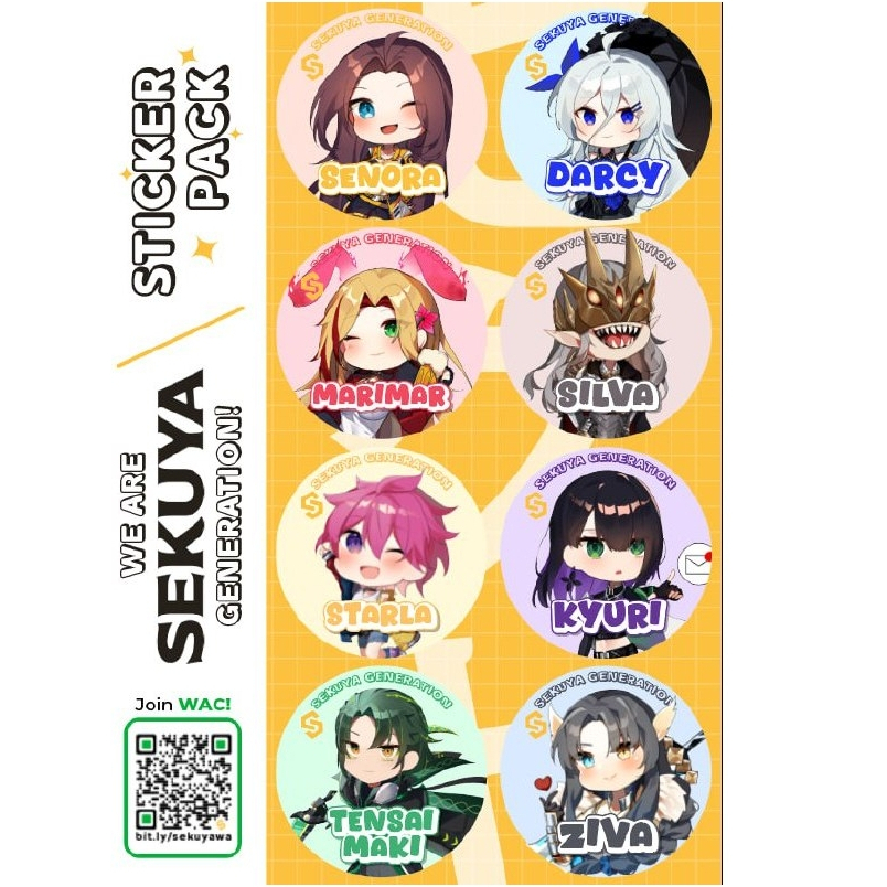 

Sticker Pack - We Are Sekuya Generation!