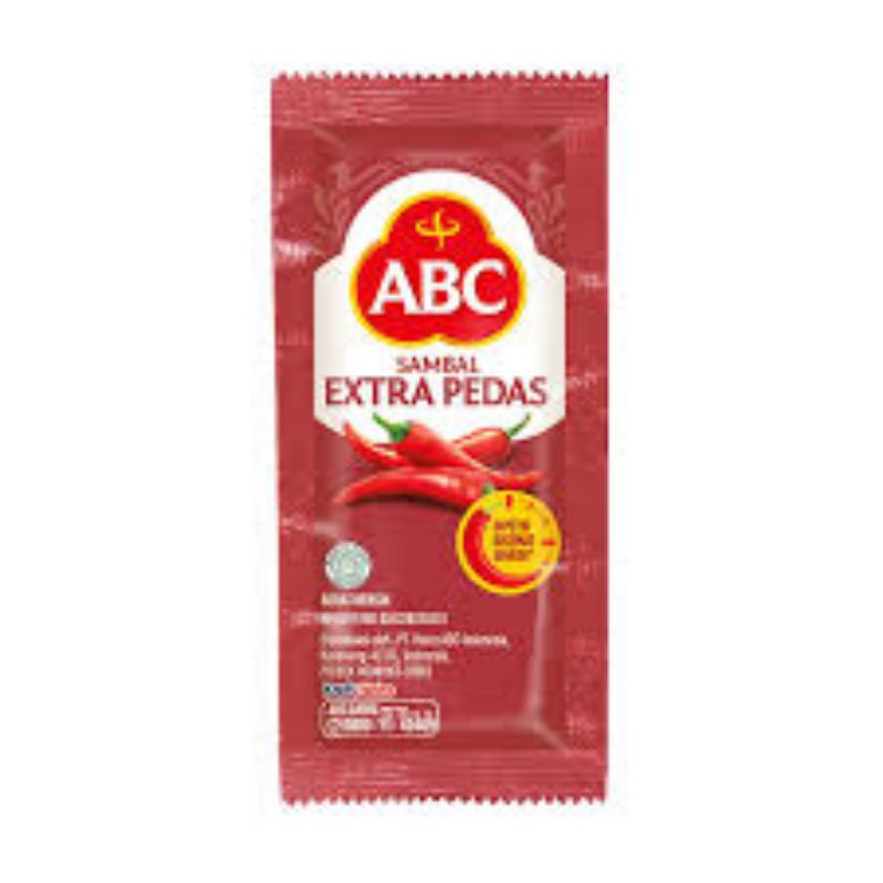 

SAMBAL ABC EXTRA PEDAS 8G X 36 SACHET