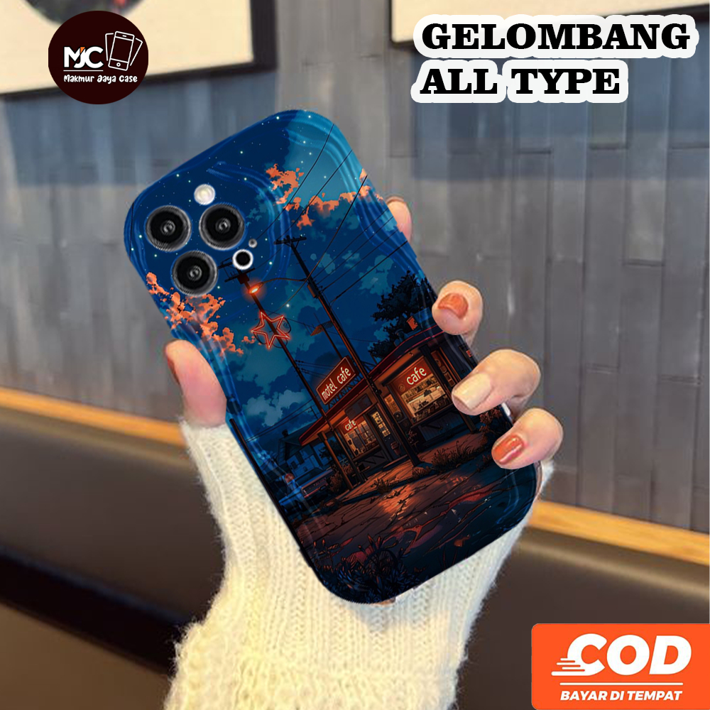 -Case Gelombang -ITEL A60 A60S A70 S23 S23+ P55 4G P55 5G RS4  - Case Gelombang - Karakter  [MG01]