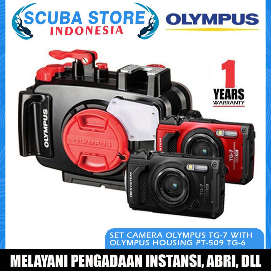 Paket Underwater Camera Olympus Tough Tg-7 Tg7 Housing Olympus PT 059 PT-059 Olympus Tg-6 Tg6 Case C