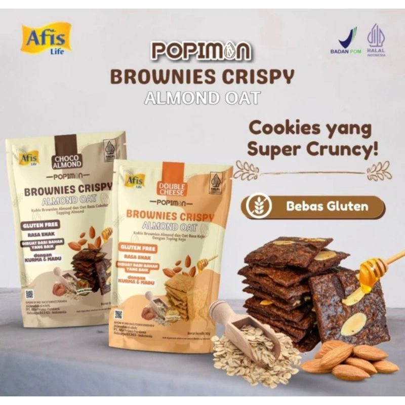 

Afis Life Popimon Brownies Crispy Almond Oat