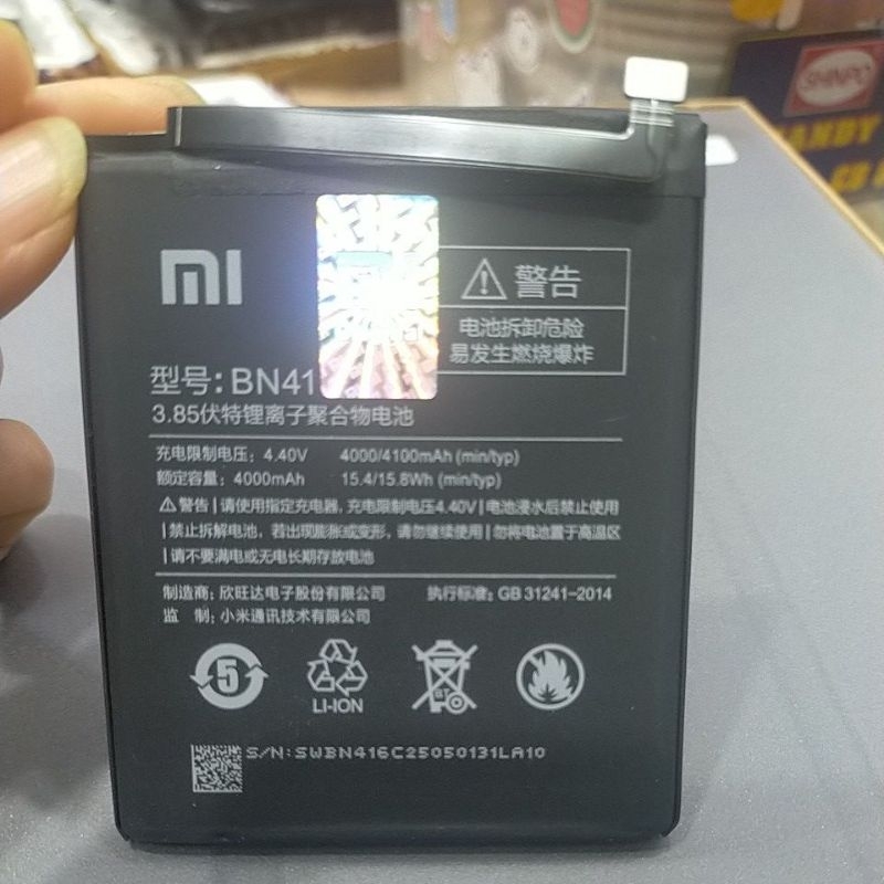 Baterai Batre Battery Redmi Note 4 Redmi Note 4X