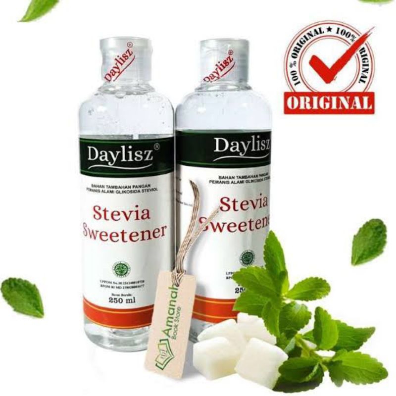 

Daylisz Gula Stevia Cair Pemanis Alami tanpa Kalori