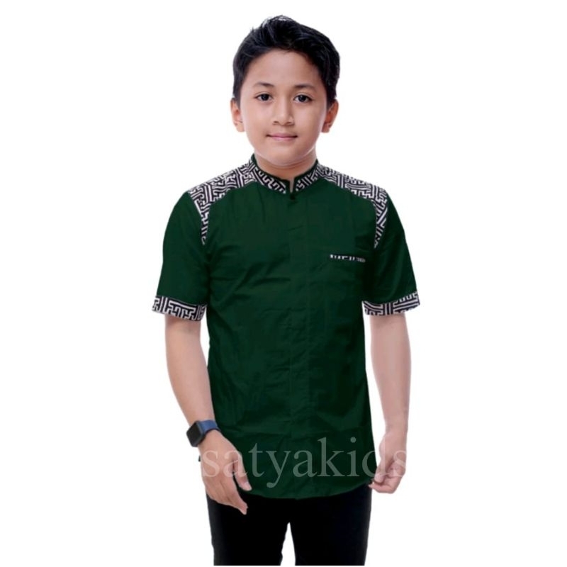 baju Koko anak remaja // kemeja Koko anak laki // kurta anak tanggung