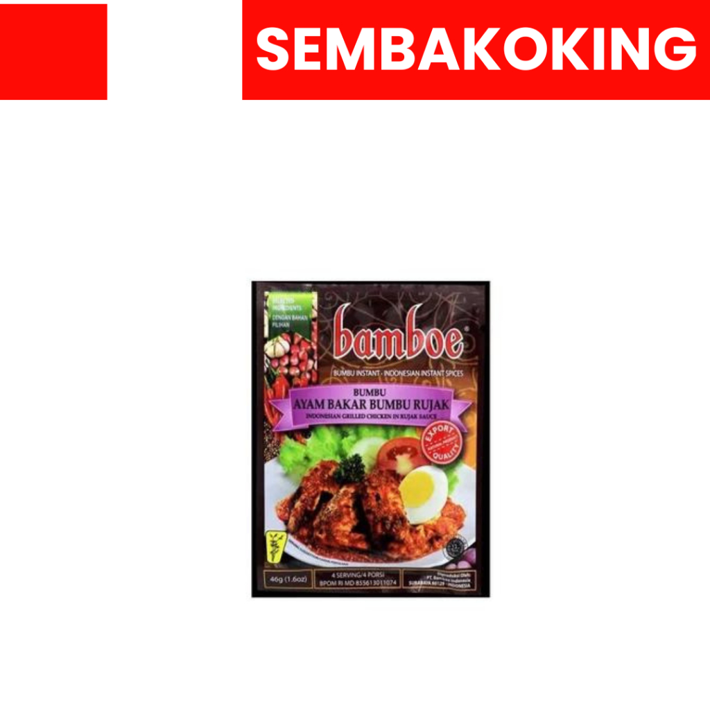 

BAMBOE AYAM BAKAR BUMBU RUJAK BUMBU INSTAN