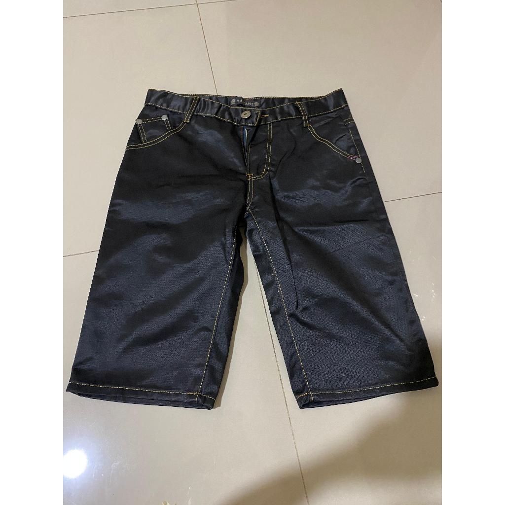 Celana Jeans Kulit Pendek Pria Thrift Preloved Second Branded