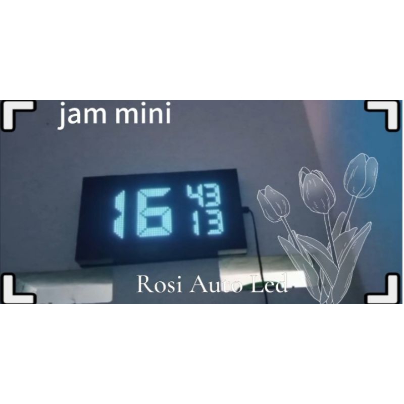 RUNNING TEXT JAM SHOLAT MINI 20×30 CM