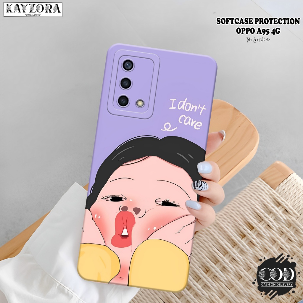Case Hp OPPO A95 4G Terbaru - KAYZORA - Fashion Case Kartun - Softcase OPPO A95 4G - Silikon Tpu Pro