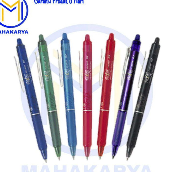 

PAKET Pulpen Frixion Clicker PILOT 5 7 1Pcs Pulpen Bisa Dihapus Erasable Pen